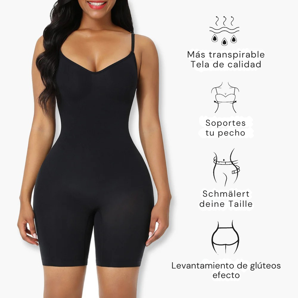 Body moldeador con pantalones cortos
