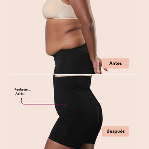 Shorts ajustados que levantan los glúteos y controlan el abdomen
