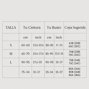 Body de compresión ligera para abdomen