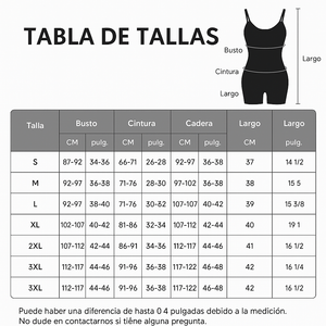 Body moldeador con pantalones cortos