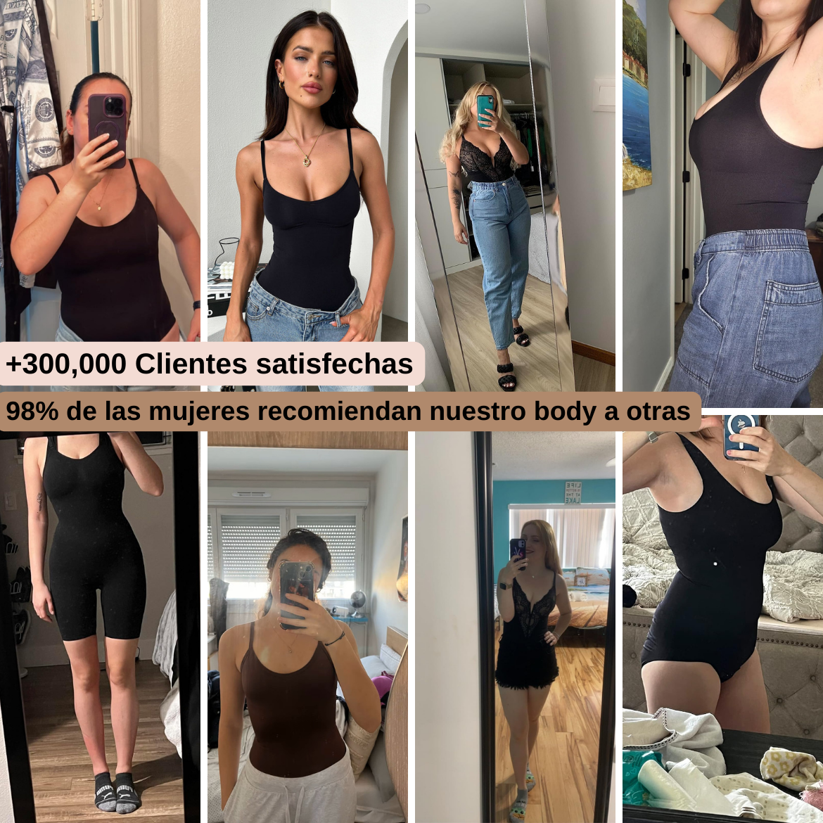 Bodysuit Sculpting Shapewear mit String